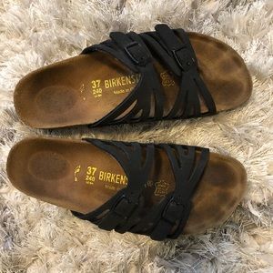 Granada Birkenstocks black size 37
